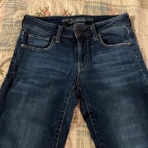 American Eagle Jeans Skinny Stretch Blue Size 2